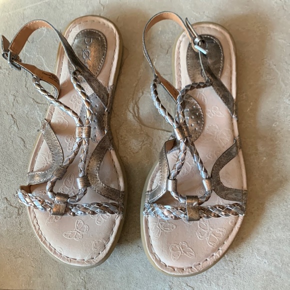 Born Shoes - 𝅺Born Concept gold and silver sz 7 sandals